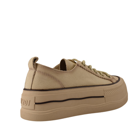 Pantofi sport, dama, FRANCO GERARDO, 65386 bej, piele intoarsa