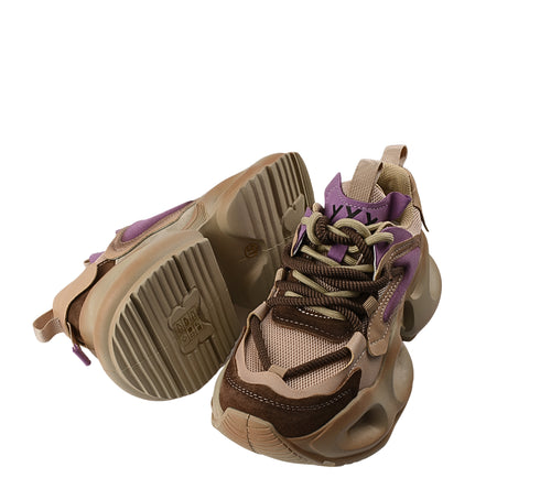 Pantofi sport, dama, GRYXX, 3039 maro, piele naturala