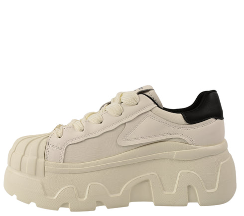 Pantofi sport, dama, GRYXX, AG80007B alb, piele naturala