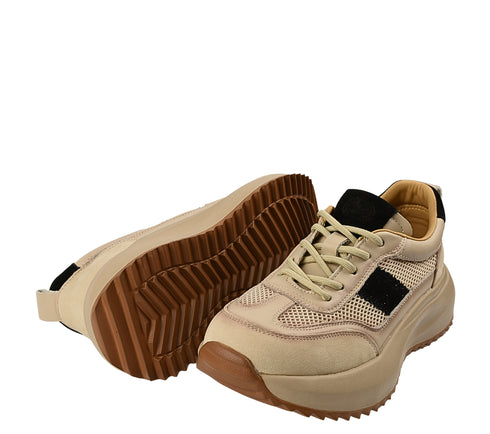 Pantofi sport, dama, ADA SHOES, 8263 bej, piele naturala