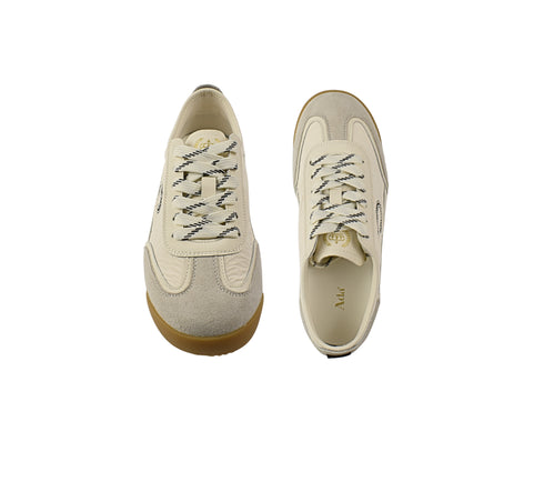 Pantofi sport, dama, ADA SHOES, KM0820 alb-negru, sintetic