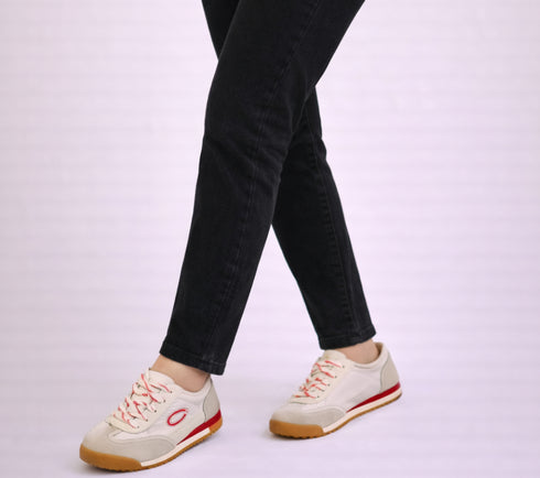 Pantofi sport, dama, ADA SHOES, KM0820 rosu, sintetic