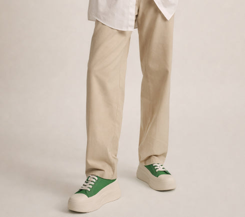 Pantofi sport, dama, ADA SHOES, KM8639 verde, piele naturala