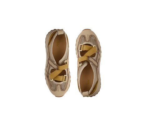 Pantofi sport, dama, ADA SHOES, X5195 bej, piele intoarsa