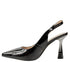 Pantofi eleganti, dama, EPICA, K360052B negru, piele lacuita