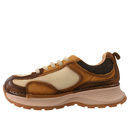 Pantofi sport, dama, FRANCO GERARDO, 10018 galben, piele intoarsa