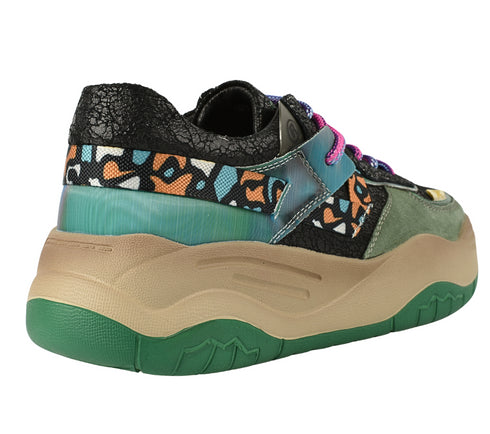 Pantofi sport, dama, FEELING, S001 negru, piele naturala