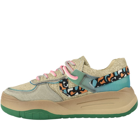 Pantofi sport, dama, FEELING, S001 bej, piele naturala