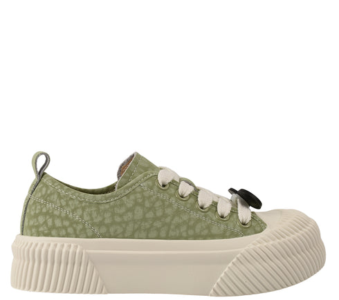 Pantofi sport, dama, PASS COLLECTION, MQ60010A verde, piele naturala