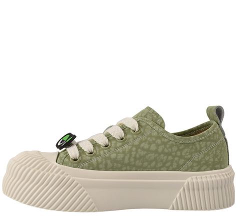 Pantofi sport, dama, PASS COLLECTION, MQ60010A verde, piele naturala