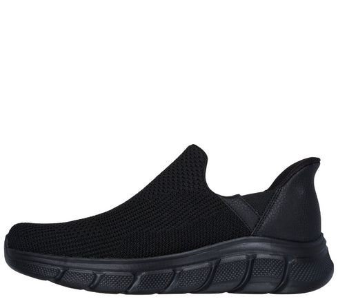 Pantofi sport, barbati, SKECHERS SLIP-INS BOBS B FLEX RESILIENT EDGE 118306-BBK negru, textil