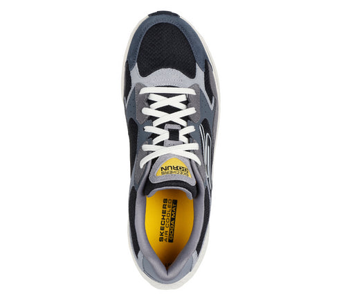 Pantofi sport, barbati, SKECHERS GO RUN CONSISTENT 2.0 RETRO RUNNER V1 220872-CCBK gri, sintetic