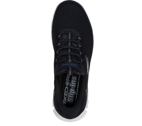 Pantofi sport, barbati, SKECHERS SLIP-INS GLIDE STEP NOXUS 233010-BBK negru, textil