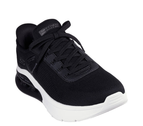 Pantofi sport, barbati, SKECHERS SLIP-INS BOBS ARC WAVES 2.0 118317-BKW negru, textil