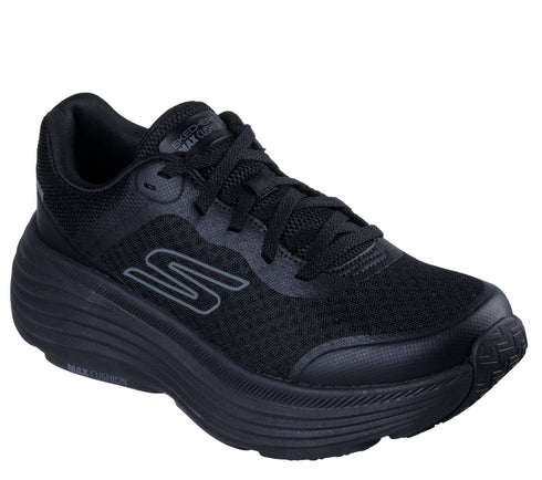 Pantofi sport, dama, SKECHERS MAX CUSHIONING ENDEA 129470-BBK, negru, textil