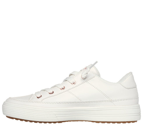 Pantofi sport, dama, SKECHERS ARCH FIT ARCADE ON MY WAY 177189-WHT alb, piele ecologica