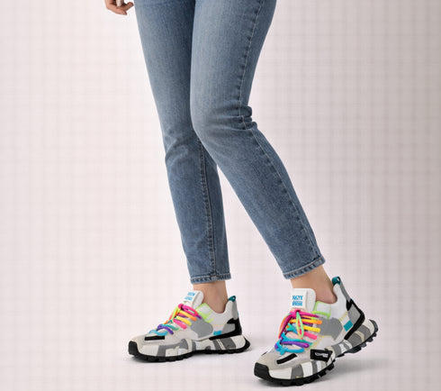 Pantofi sport, dama, GRYXX, 4S18159W alb, textil