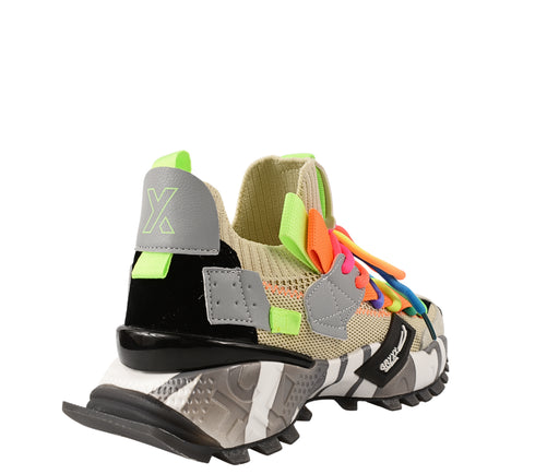 Pantofi sport, dama, GRYXX, 4S18159W bej, textil