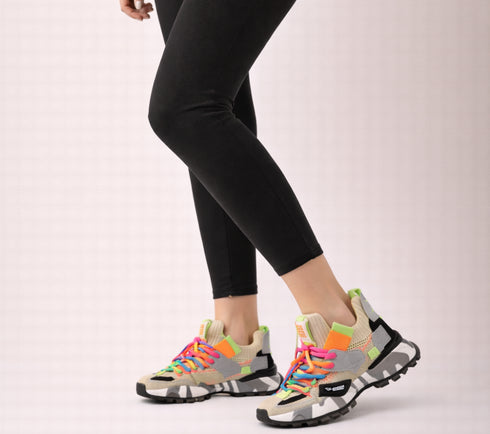 Pantofi sport, dama, GRYXX, 4S18159W bej, textil