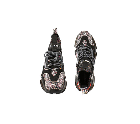 Pantofi sport, barbati, GRYXX, 7D21018 negru, textil