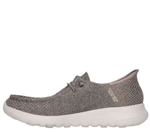 Espadrile sport, barbati, SKECHERS BOGDIN-ARLETT SLIP-INS, 216285-TPE, bej, textil