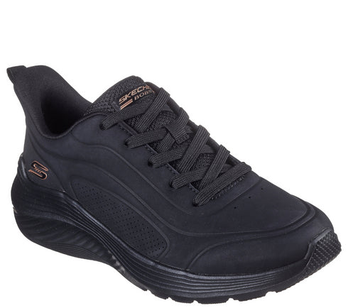 Pantofi sport, dama, SKECHERS BOBS SQUAD WAVES JUST WADING 117485-BBK negru, piele ecologica