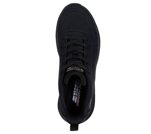 Pantofi sport, dama, SKECHERS BOBS SQUAD WAVES JUST WADING 117485-BBK negru, piele ecologica