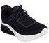 Pantofi sport, dama, SKECHERS SLIP-INS BOBS SPORT ARC WAVES 2.0 NOW IT 117638-BLK negru, textil
