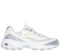 Pantofi sport, dama, SKECHERS D'LITES CHROMATIC 150246-WSLM alb, piele ecologica si textil