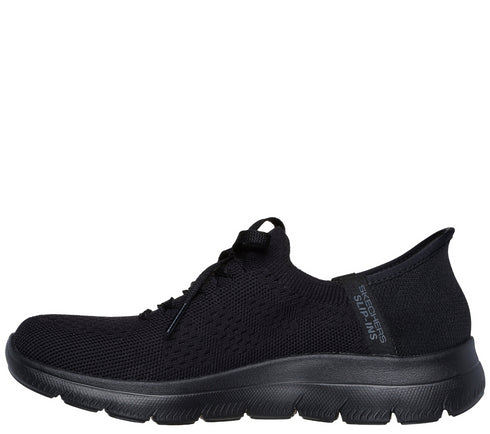 Pantofi sport, dama, SKECHERS SLIP-INS SUMMITS NEW DAILY 150263-BBK negru, textil
