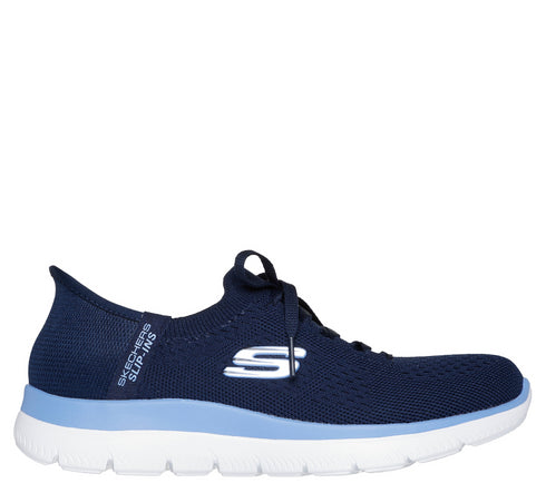 Pantofi sport, dama, SKECHERS SLIP-INS SUMMITS NEW DAILY 150263-NVBL bleumarin, textil