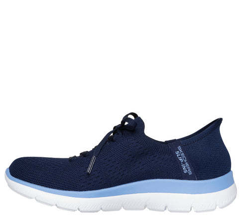Pantofi sport, dama, SKECHERS SLIP-INS SUMMITS NEW DAILY 150263-NVBL bleumarin, textil