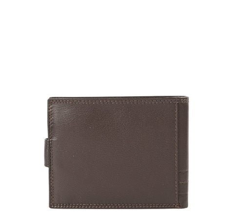 Portofel casual, barbati, SERGIO TACCHINI, 50080 maro, piele naturala