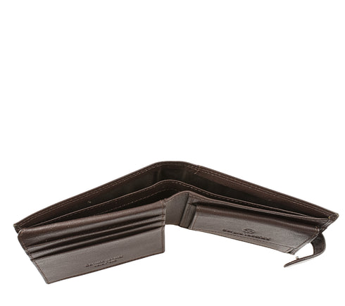 Portofel casual, barbati, SERGIO TACCHINI, 50080 maro, piele naturala