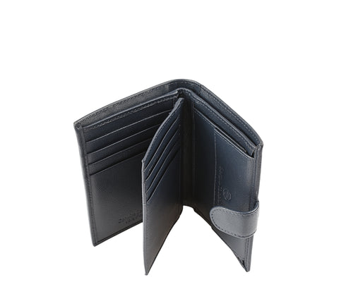 Portofel casual, barbati, SERGIO TACCHINI, 50116 bleumarin, piele naturala