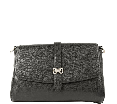 Poseta casual, dama, ADA SHOES, 28005, negru, piele naturala