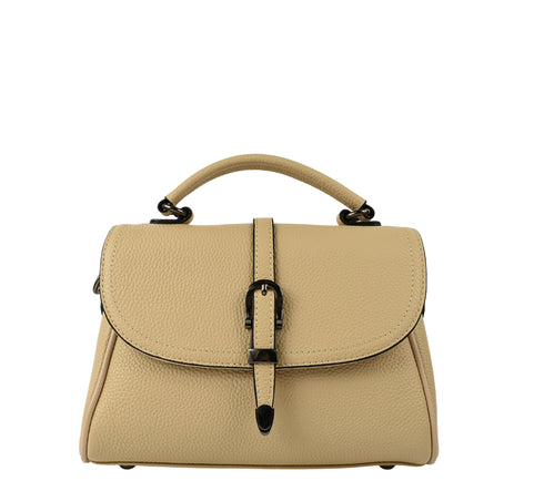 Poseta casual, dama, ADA SHOES, 28009, bej, piele naturala