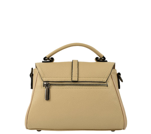 Poseta casual, dama, ADA SHOES, 28009, bej, piele naturala