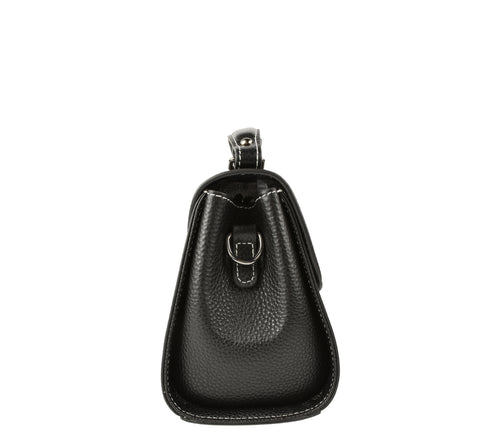 Poseta casual, dama, ADA SHOES, 3003, negru, piele naturala