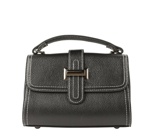 Poseta casual, dama, ADA SHOES, 3003, negru, piele naturala