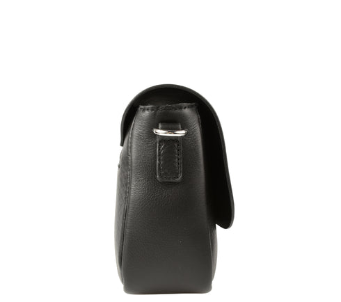 Poseta casual, dama, ADA SHOES, 79016, negru, piele naturala