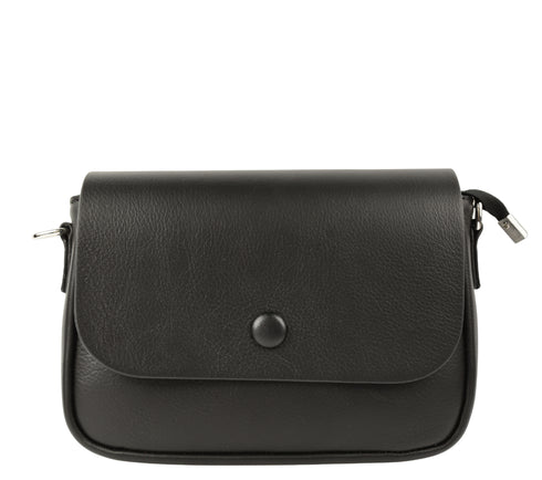 Poseta casual, dama, ADA SHOES, 79016, negru, piele naturala