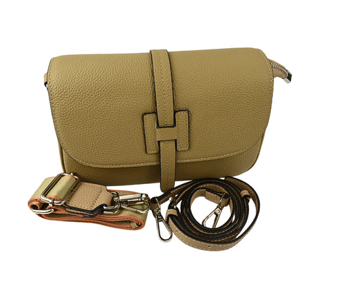 Poseta casual, dama, ADA SHOES, 8710#, bej, piele naturala