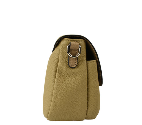 Poseta casual, dama, ADA SHOES, 8710#, bej, piele naturala