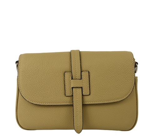 Poseta casual, dama, ADA SHOES, 8710#, bej, piele naturala