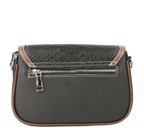 Poseta casual, dama, ADA SHOES, 9819, negru, piele naturala