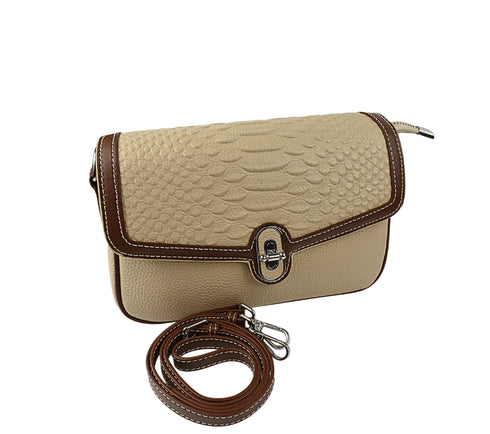 Poseta casual, dama, ADA SHOES, TT44, bej, piele naturala