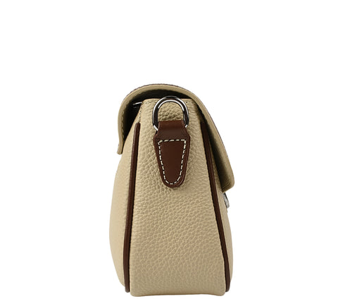 Poseta casual, dama, ADA SHOES, TT44, bej, piele naturala