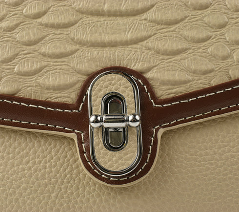 Poseta casual, dama, ADA SHOES, TT44, bej, piele naturala