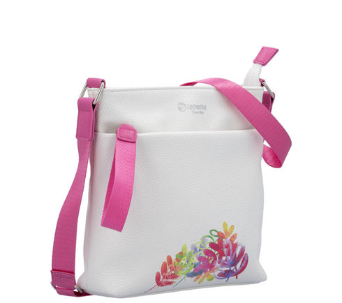 Poseta casual, dama, REMONTE, Q0638-80 alb, piele ecologica